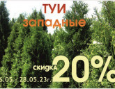 Акция с 26 по 28 мая в Садовом Центре
