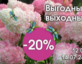 ВЫГОДНЫЕ ВЫХОДНЫЕ В НАШИХ САДОВЫХ ЦЕНТРАХ 12-14 ИЮЛЯ