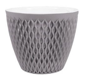 Кашпо Версаль 3л Серый жемчуг (КШ-4091)