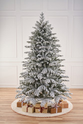 Ель Кремлевская премиум заснеженная 2,1м. (d=1,43м.) Max Christmas ЕКРСЗ21