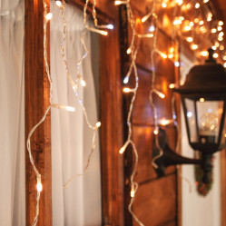 Эл.гирл. Uniel Бахрома 10м. 480светодиод эффект мерцания, соединяемая, тепл.бел IP44 UL-00010876