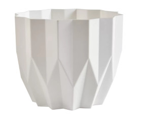 Кашпо Геометрия 3л белый (КШ-4444)