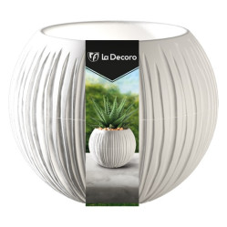 Кашпо Сфера мини 0,3л Белый (КШ-4426)