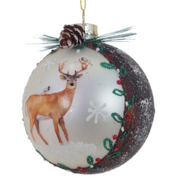 791314 Украшение НГ Шар D8 L8 W8 H10см