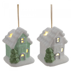 793548 Фигурка Домик подсветка 2*LR44 L6 W6 H8см