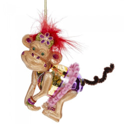 794439 Украшение НГ Обезьяна L13 W5,5 H10см