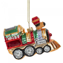 794463 Украшение НГ Паровоз L9,5 W4,5 H6,5см