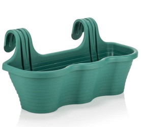 Балконный ящик Камелия подвесной 6,5л. зеленый (Santino)