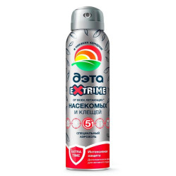ДЭТА EXTRIME Аэрозоль спец 5 в 1 от летающих кровососущих и клещей 150мл