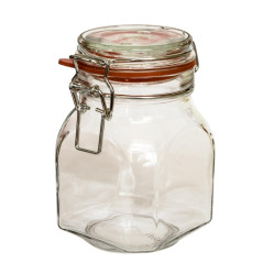 Стеклобанка Бугельный замок с крышкой 0,35л.
