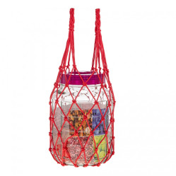 Авоська красная S (на банку 5-12л.)