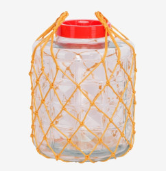 Авоська желтая L (на банку 15-25л.)