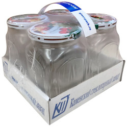 Набор банок Ларчик 4шт Твист-офф Кубышка 0,72л. d100