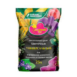 Грунт Цветочный Рай Универсальный 25л. БХЗ