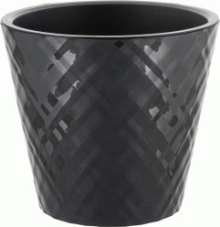 Горшок InGreen Manhattan D125мм 1л. оникс (ПР) IG670310028