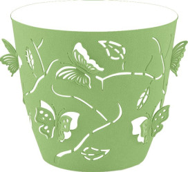 Горшок Plast Team Butterflies D175мм 2.5л. зеленое яблоко (ПР) PT401310050