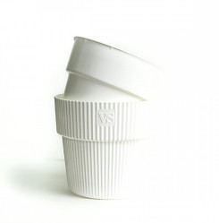 Горшок Алемар VipSet 2,4л белый с дренажной системой