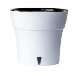 Горшок Дали Софт 1,2л белый-черный