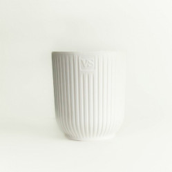 Горшок Эйва VipSet 1,6л белый с дренажной системой