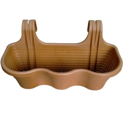 Балконный ящик Камелия волна подвесной 10л. Терракот (Santino)