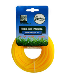 Леска д/триммеров ДАЧАтайм Звезда d=3,0 мм L= 15 м 9473006