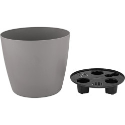 Горшок InGreen Vienna D 250мм, 9л круглый Французский платан (ПР) IG680210105