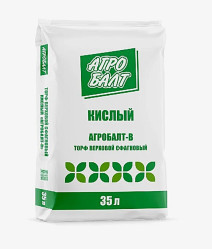 Торф верховой кислый Агробалт-В 35л. (зелен.)