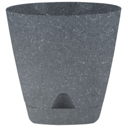 Горшок InGreen AMSTERDAM D200 4л темный камень (ПР) IG630110026