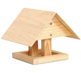 Кормушка для птиц дерев. "Избушка" (Комплект-Агро)