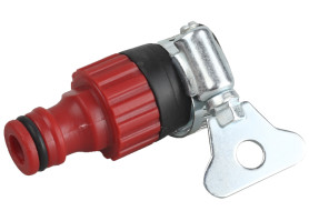 Адаптер GRINDA внешний, пласт. с хомутом, 3/4" (8-426321)