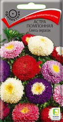 Астра помпонная Смесь окрасок 0,3гр. (Поиск)