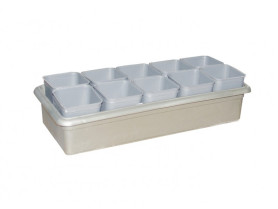 Рассадник на 10 стаканчиков цветной (Ижевск)