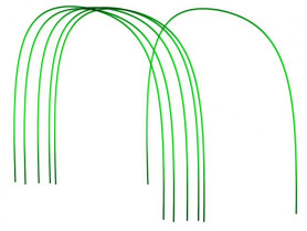 Дуги парник. мет. в ПВХ диам.10 (дл.2м., шир.0,9м., выс.0,75м.) (6шт./уп.)