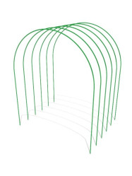 Дуги парник. мет. в ПВХ диам.10 (дл.3м., шир.1м., выс.1,2м.) (6шт./уп.)