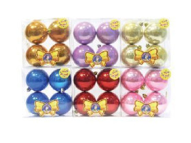 Н60097 Шар без шва под стекло 6цв. 6см.