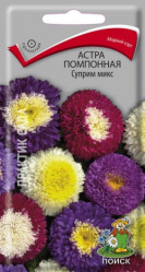 Астра помпонная Суприм микс 0,3гр. (Поиск)