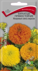 Бархатцы Махровые смесь окрасок прямост. 0,5гр. (Поиск)