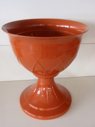 Кашпо на ножке Лилия 9л. Терракотовый (Santino)