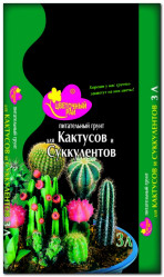 Грунт Цветочный Рай Кактусы, Суккуленты 3л. БХЗ