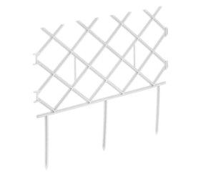 Забор декорат. Палисад белый (арт.КА1193)