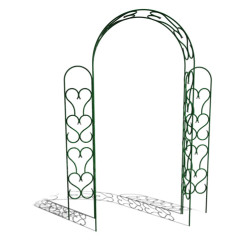 Арка садовая Узорная угловая 2,5м.х0,43м.х1,8м.