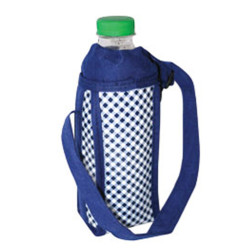 Термосумка (в клетку) СВВК-0,5 (для бутылки 500 мл)8*7*18см (сам.)