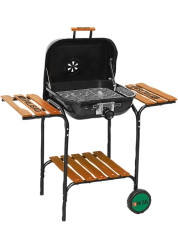 Барбекю PALISAD Camping с дерев.полками 45х45см (МИ-69576)