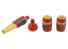 Набор GRINDA поливной "Premium": наконечник, 2 соед. 1/2", адаптер 1/2''-3/4'' (8-427284)