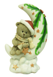 Фигурка Мишка новогодний на луне NY002