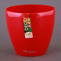 Кашпо DECO 1,5л. Красный (Santino)