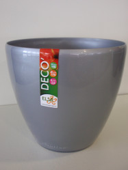Кашпо DECO 2,5л. Серебристый (Santino)