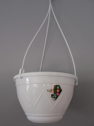 Кашпо Лилия Подвесная 2,5л. Белый (Santino)