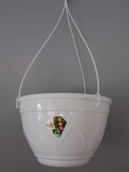 Кашпо Лилия Подвесная 4л. Белый (Santino)