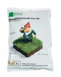 Газон Зеленый Квадрат Декоративный (1кг./уп.)